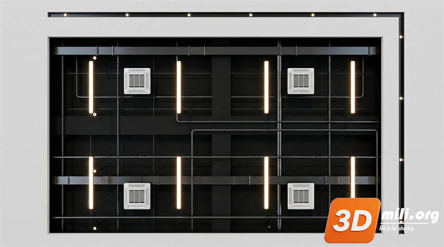 Ceiling Decoration Skp Files